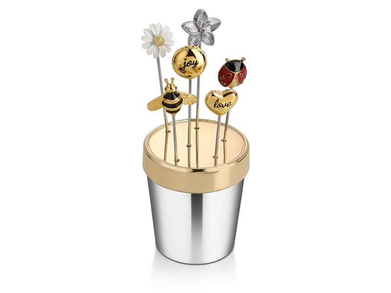 Mice Cheese Picks On Stand