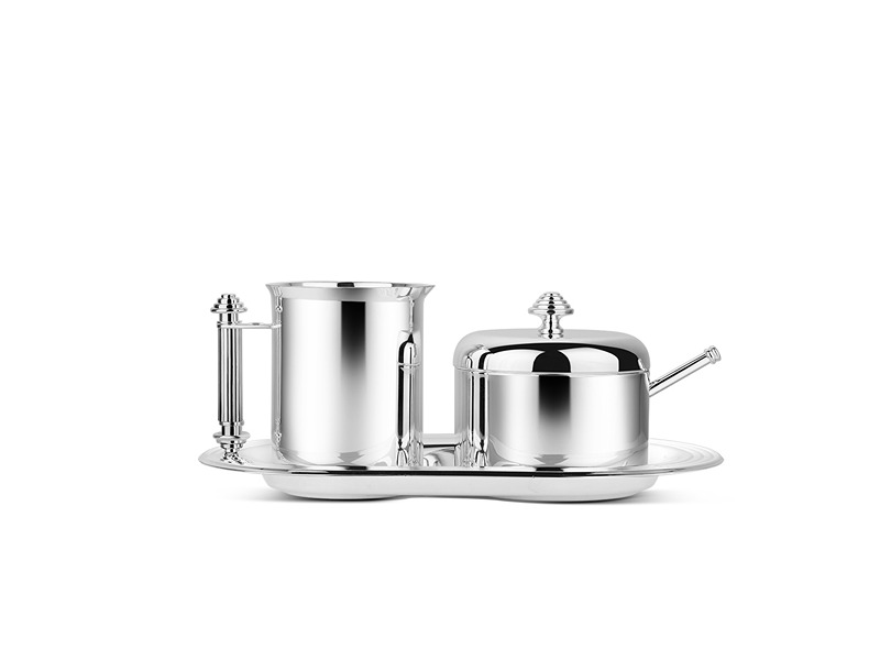 Silver Plated Sugar And Creamer Set