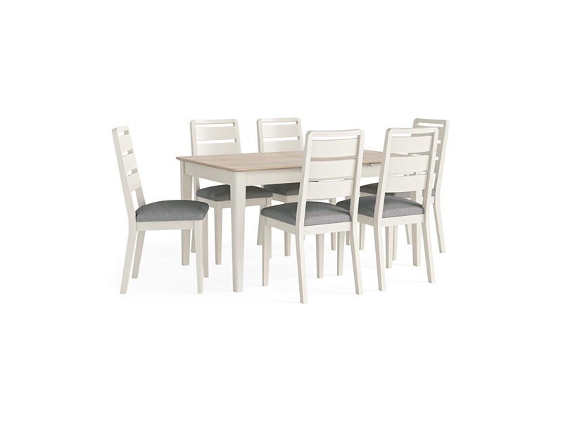 Marlow Coconut Milk Ladder Back Dining Chair