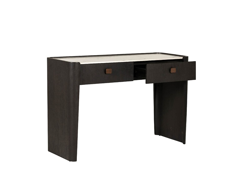 Rhodes Ebony Dressing Table 2 Drawer