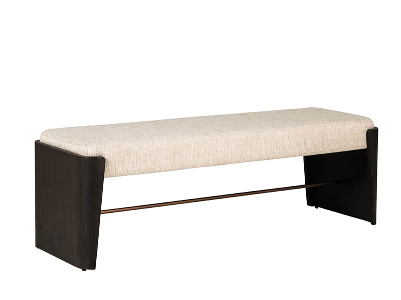 Rhodes Ebony End of Bed Bench