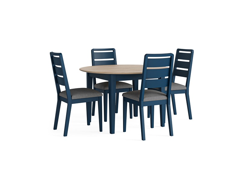 Marlow Navy Ladder Back Dining Chair