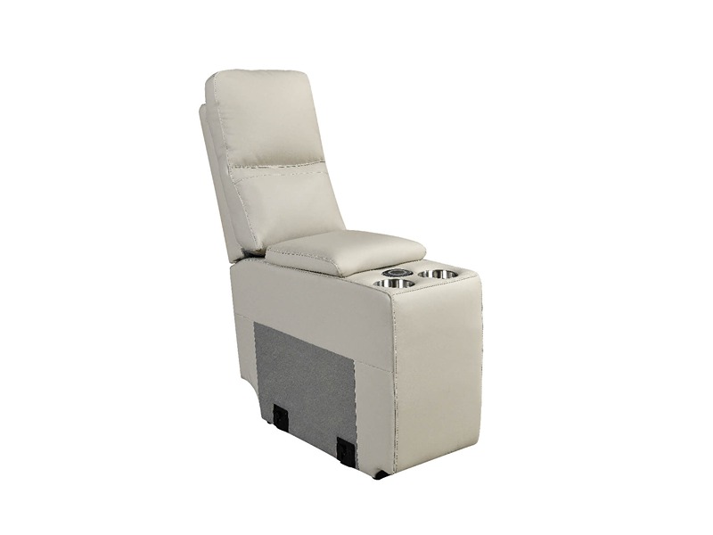 Russo -4 Pce Corner Group Electric Recliner - Ash