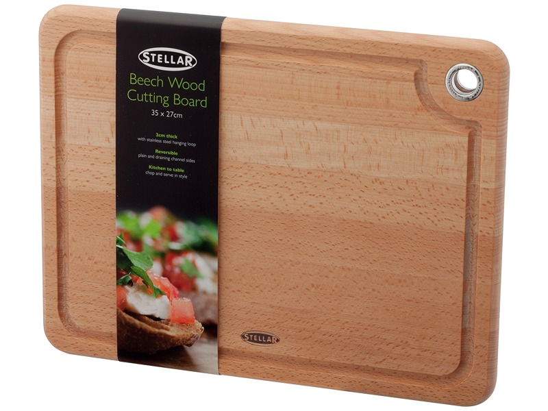 Stellar Kitchen Beech Cutting Board 39X29X2