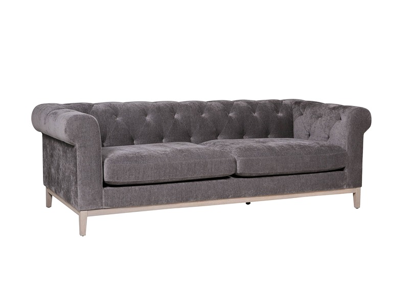 Tate - Storage Ottoman- Grey