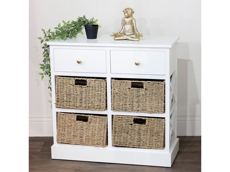 Rivera 2 Drw 4 Basket Unit
