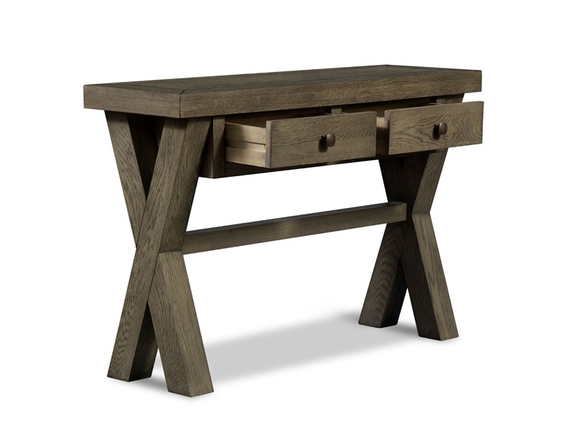 X Range Dark Console Table